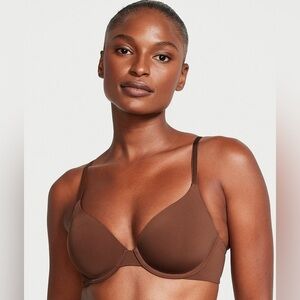 Victoria’s Secret Pink Chocolate T- Shirt Lightly Lined Bra